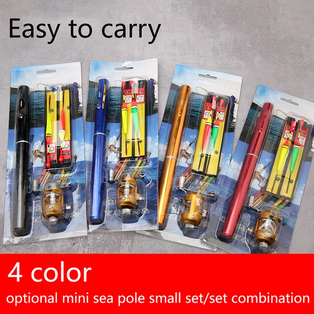 Portable Telescopic Mini Pocket Pen Fishing Pole - 1pc Mini Portable  Aluminum - Aliexpress