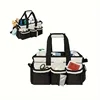 1pcs Multipurpose Cleaning Tool Organizer Bag Portable Crossbody Design Durable Oxford Fabric Storage Pouch for Home Car Travel 6