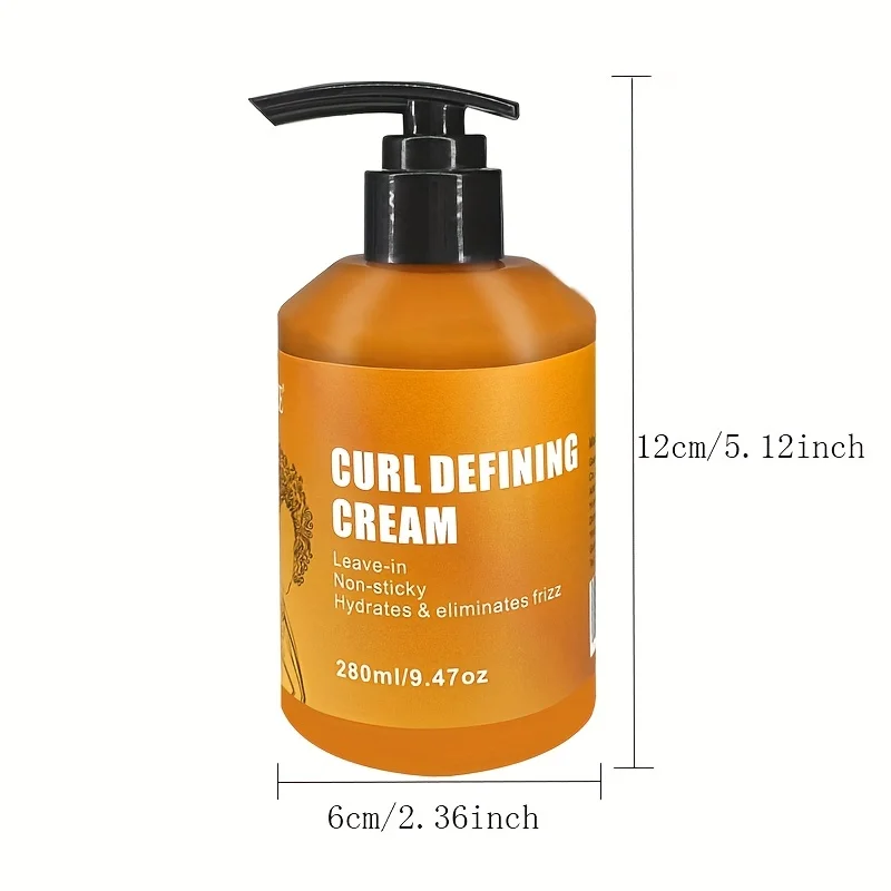 GZE CURL DEFINING CREAM with Argan Oil for Wavy and Curly Hair Hair Moisturizer and Deep Conditioning for Shine and Bounce 6
