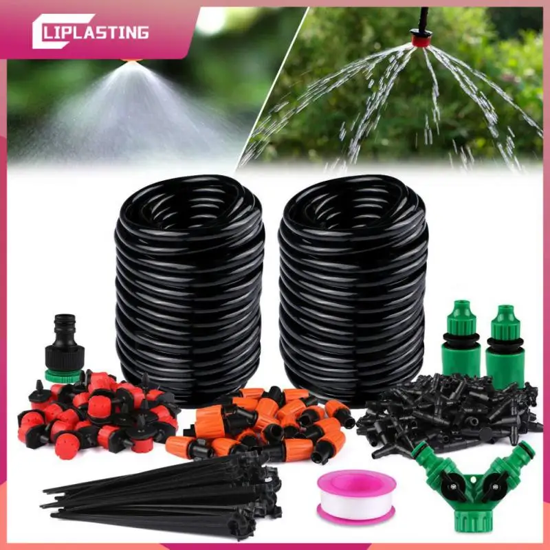

5-10m 4/7mm PVC Garden Watering Hose Micro Irrigation System with 8 Holes Drippers Greenhouse Water Emitters Automatic