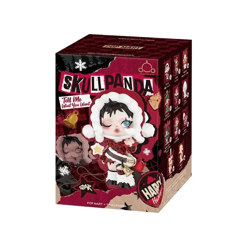 POP MART SKULLPANDA Tell Me What You Want Series Collection Blind Box Cute Baby Doll Room Ornament Model Toys Christmas Gift