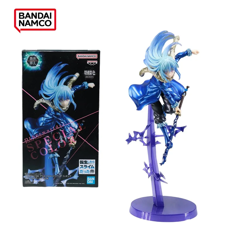 

Фигурки героев мультфильма BandaiNamco Banpresto, Оригинальные фигурки из аниме «Other worlder Plus Rimuru Tempest Speical color», готовая модель, набор игрушек