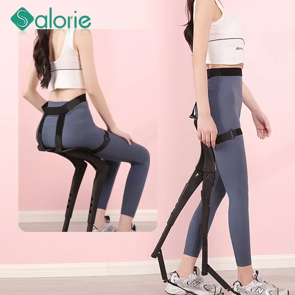 Portable Leg Ergonomics Lightweight Seat Chairless Chair Wearable Fishing Tool Standing Worker's Carriable Bench Foldable Stools