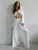 Casual Fashion 2 Piece-Set Trousers For Women V-Neck Lace-Up Long Sleeve Top And High Waist Women's Pants Outfits Female