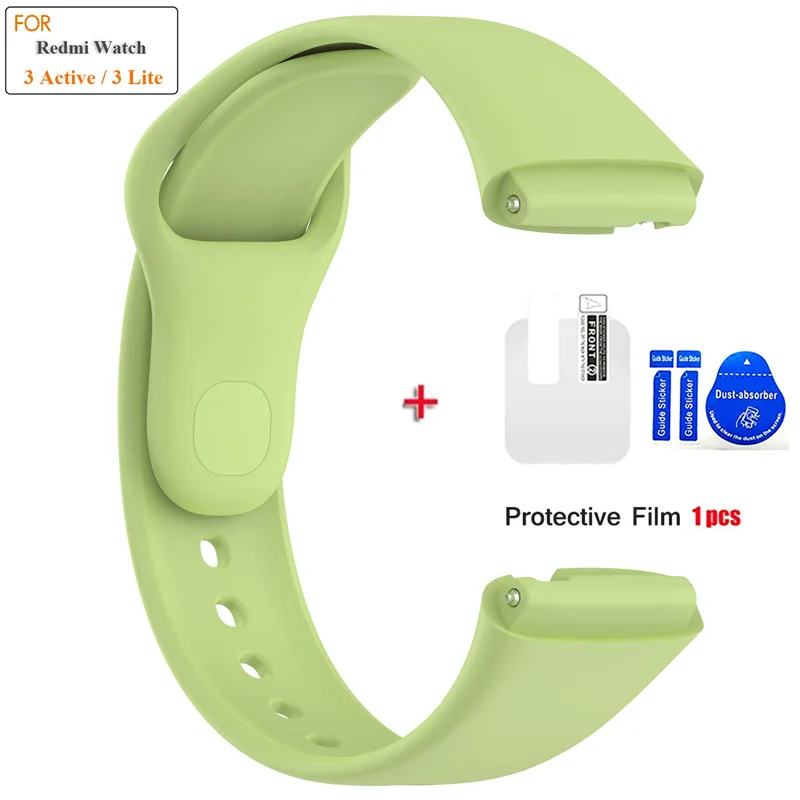 Soft Silicone Replacement Strap with Protector Film