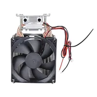 Réfrigérateur à semi-conducteur 12V, thermoélectrique Peltier, système de refroidissement par eau, dispositif de refroidissement avec ventilateur 5