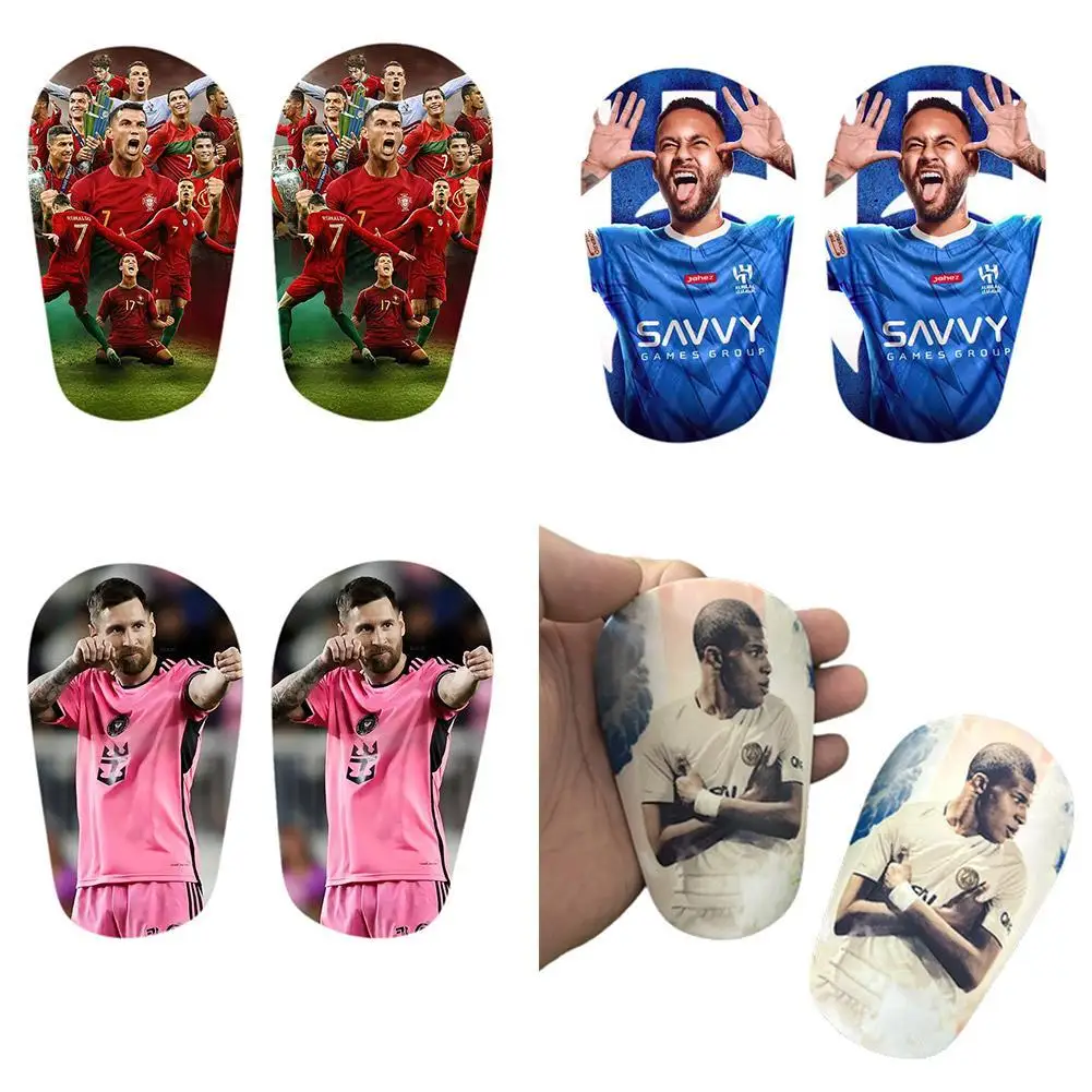 Shin Guard Pads 1 Pairs Mini Shin Guards Football Protective Supplies Protective Equipment Shin Guards Football Fans Collection Pads