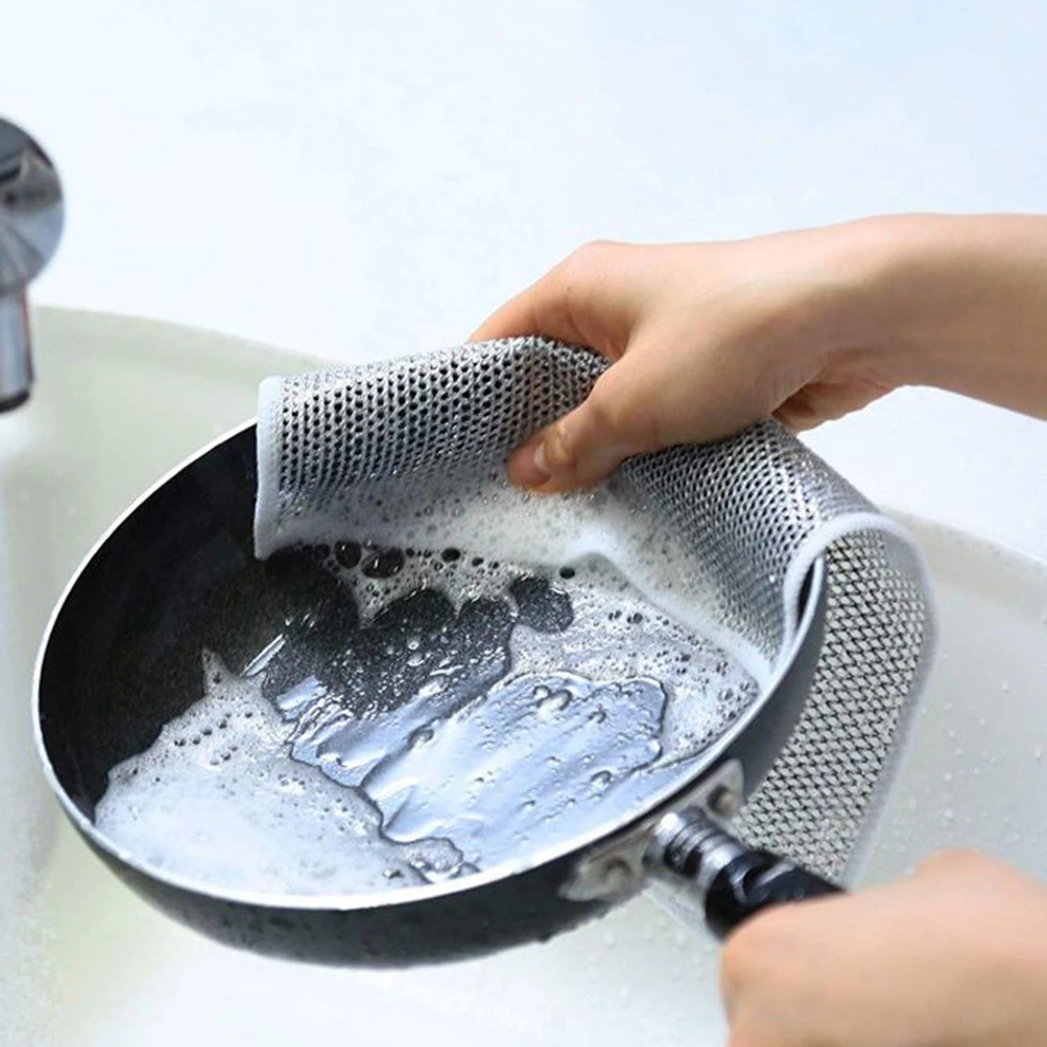 RustRemovalCleaningClothKitchenDishwashingTowelMetalSteelWire