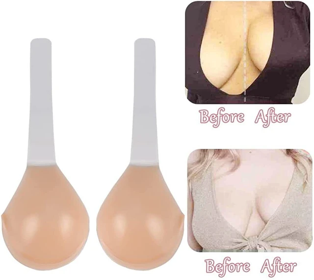 Size A-H Sticky Invisible Bra Self Adhesive Silicone Strapless Backless  Lift Bra,Adhesive Bra Sticky for Women Conceal Tape New - AliExpress