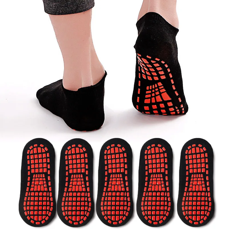5 Pairs Kids Adults Anti-Slip Sock Breathable Parent-child Trampoline Short Sock Elasticity Unisex Outside Sports Family Socks