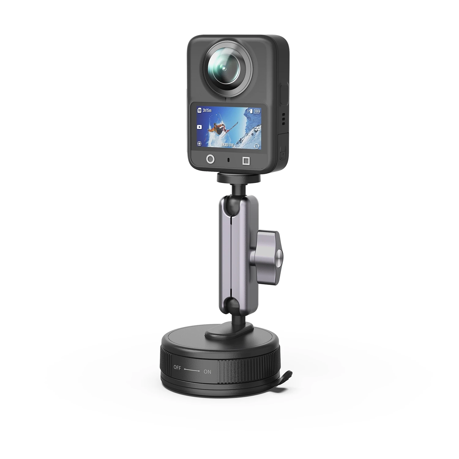 Support Ventouse Voiture Insta360 X3 X4 X5 GoPro DJI Action Cam 360°