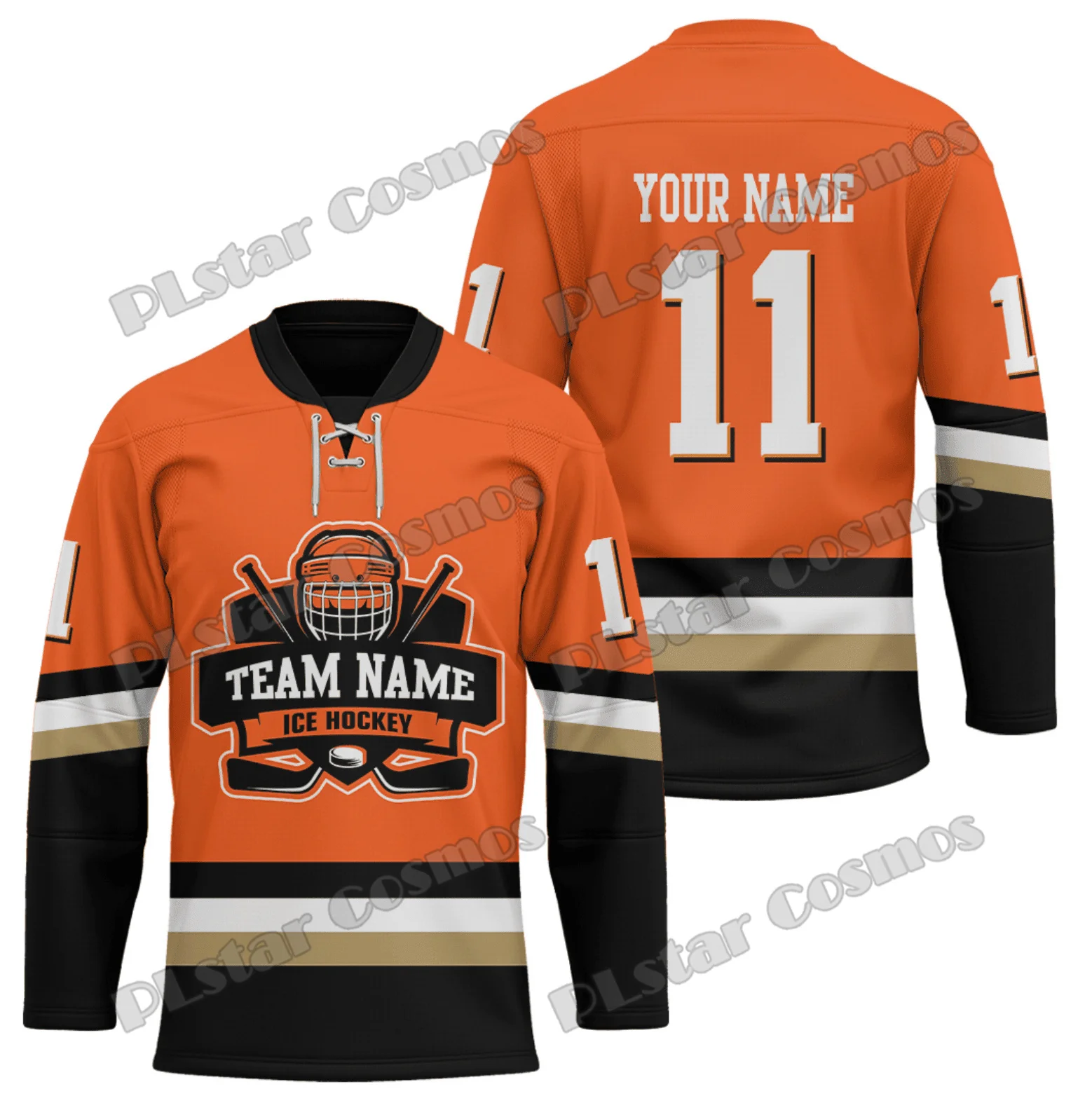 Personalisierter Name Blau Gelb Rot 3D-gedrucktes modisches Herren-Hockey-Trikot Sommer Unisex Personali Sport Team Jersey Shirt YU03 – Detail 16