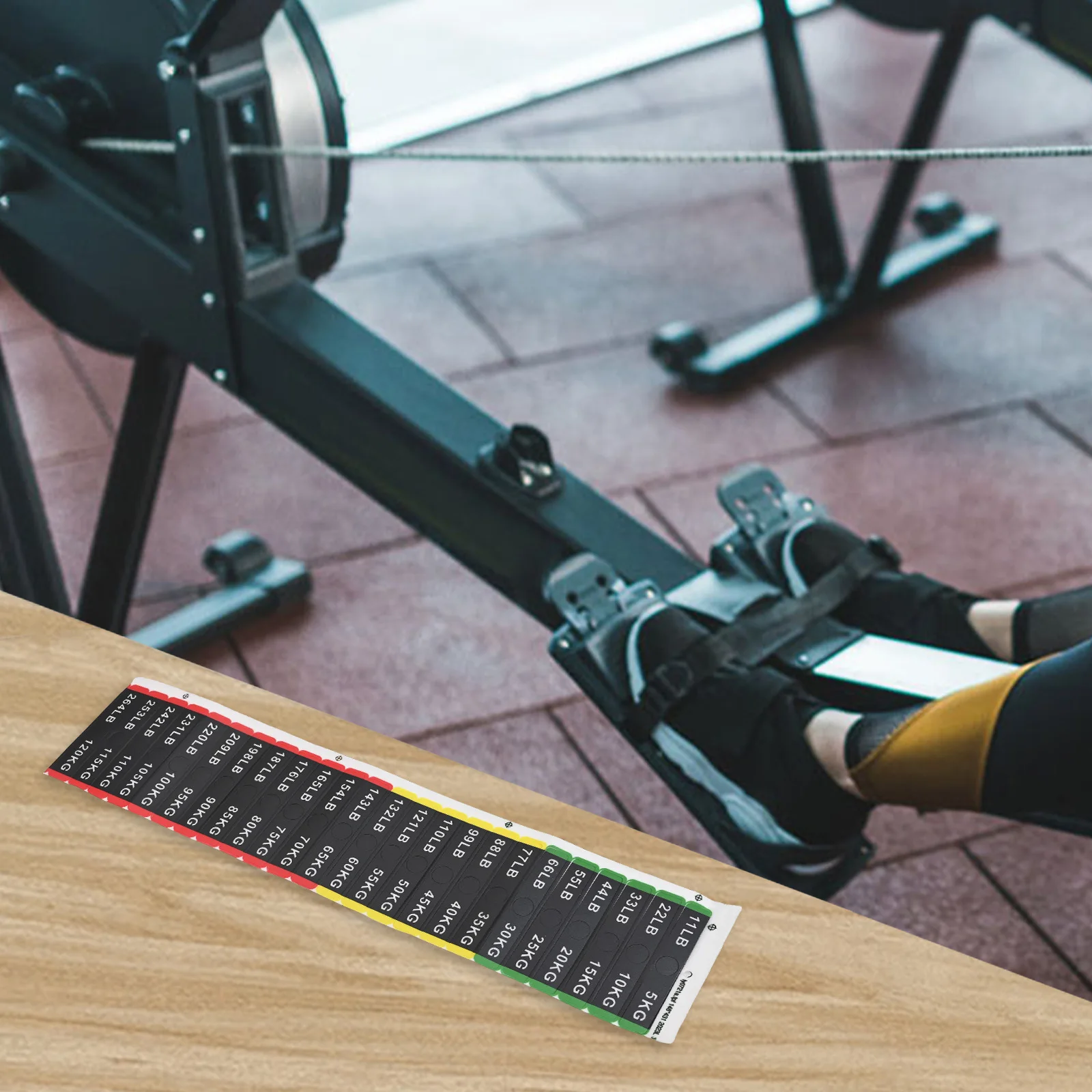 Gewichtsaufkleber für Fitnessgeräte, Etiketten für Gewichtsstapel, klare Nummernmarkierungen zur einfachen Gewichtserkennung – Detail 12