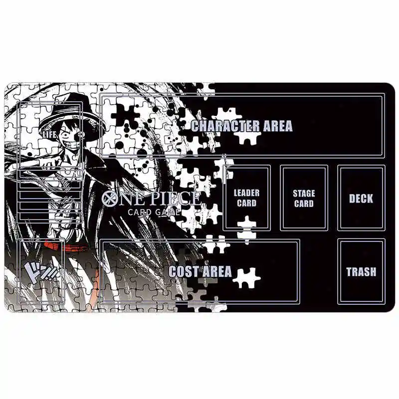 60*35*0.2Cm Diy One Piece OPCG Luffy Zoro Nami Teach Dedicated Game Card Mat Battle Game Anime Table Mat Gift Toys