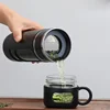 520ML Tea Water Bottle With Tea Filter High Borosilicate Glass Tea Water Separation Water Cup Portable Filtering Bottle Tumbler 4