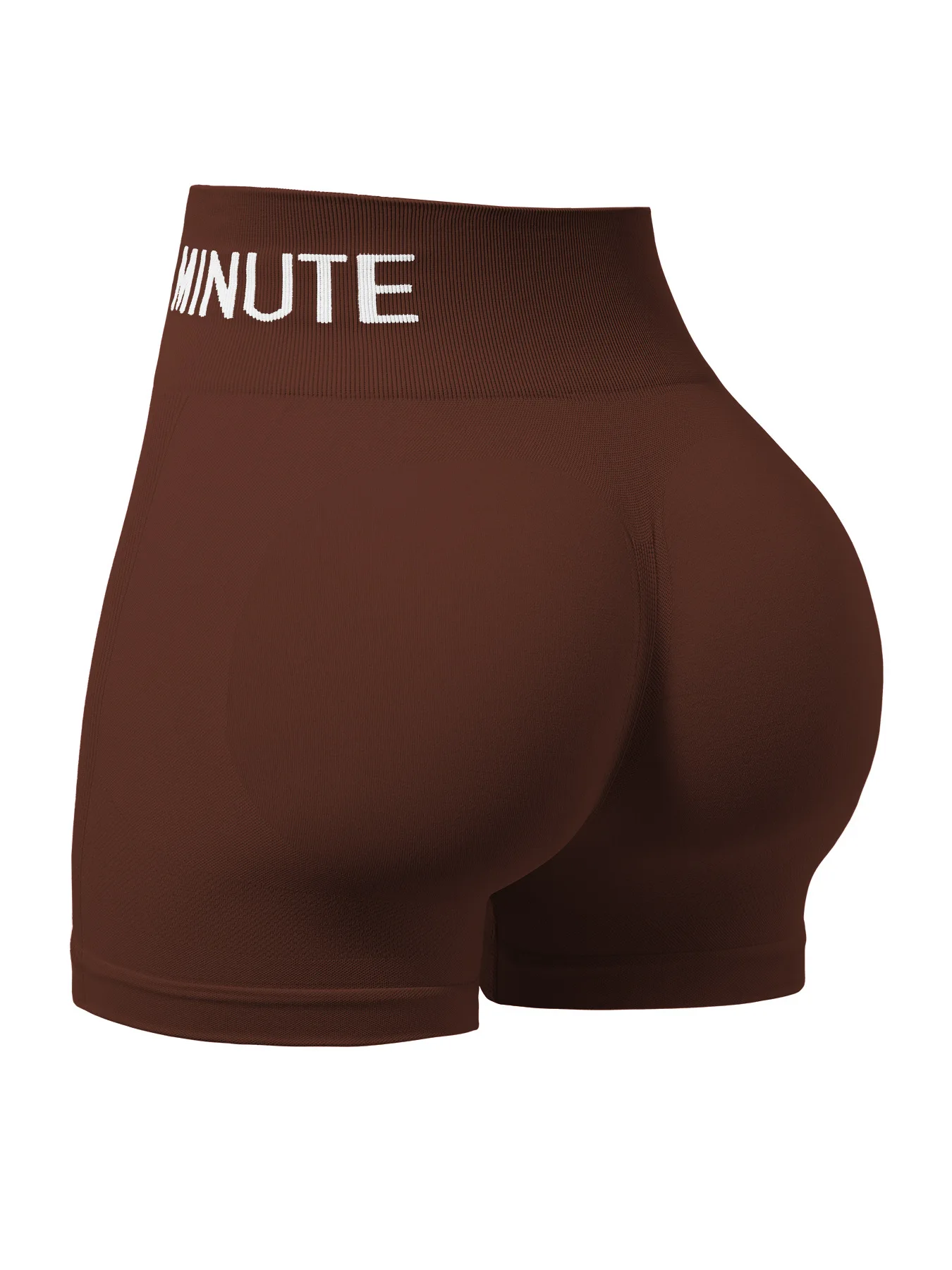 Gym-Letter-Shorts für Damen, hohe Taille, Sport-Shorts, Workout, Laufen, nahtlos, sexy, hüfthebende Yoga-Leggings, dehnbare Radlerhose – Detail 20