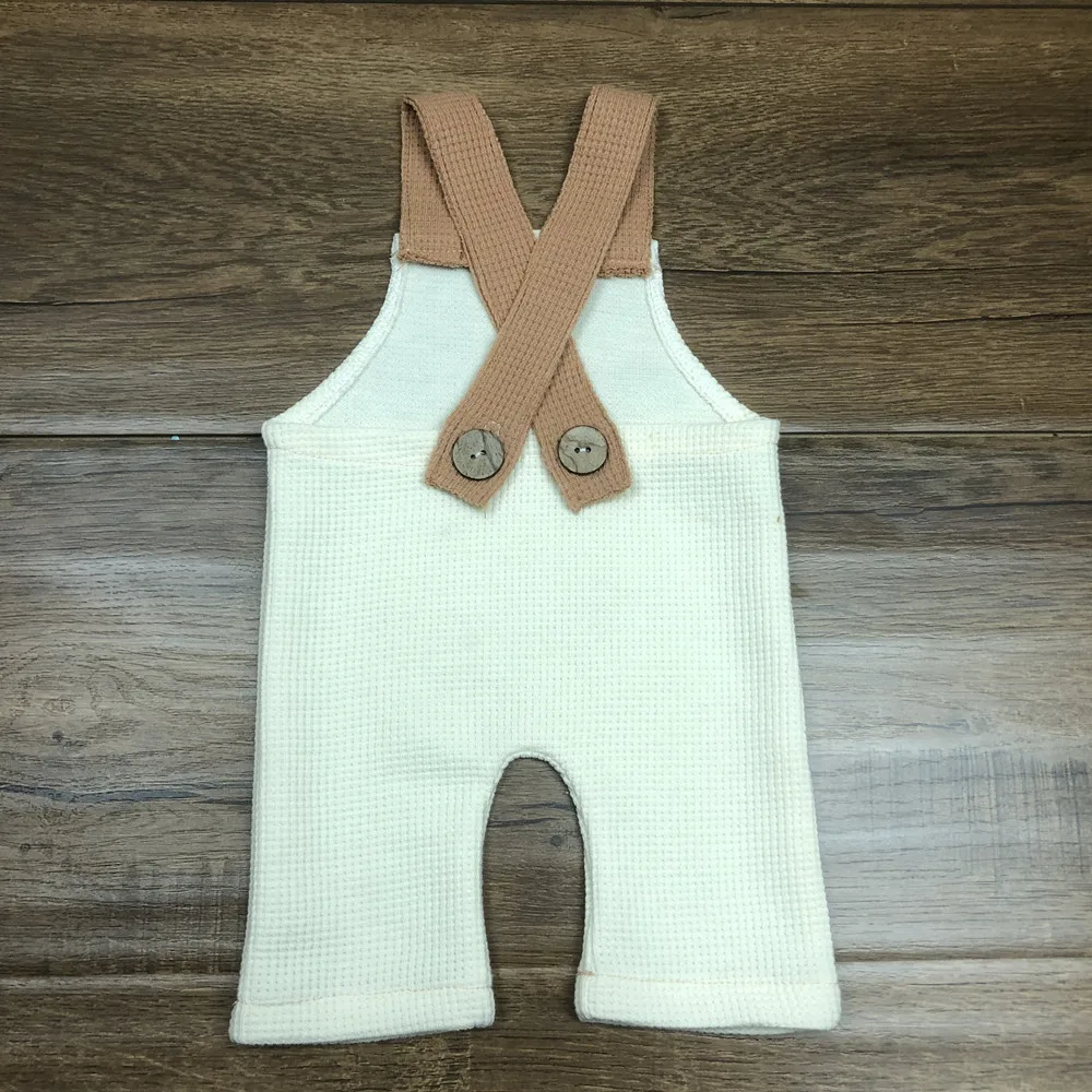 2pcs/Set Newborn Baby Boys Photography Clothes 0-1M Infant Strap Pants+Cap Photoshoot Sets Child Photography Studio Accessories