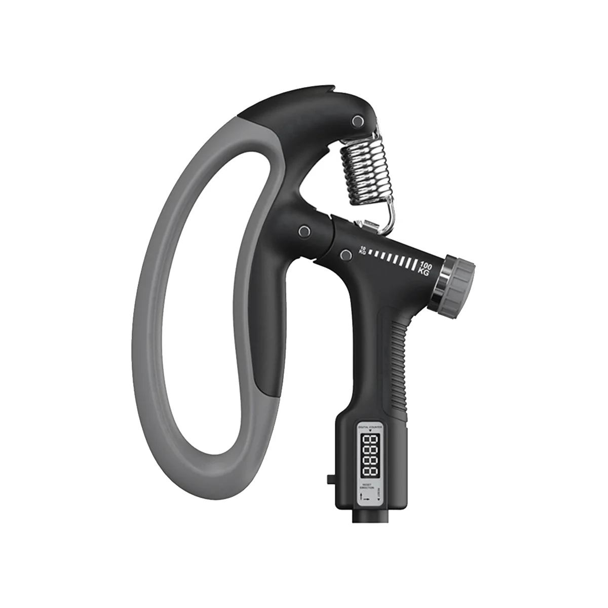 

Hand Dynamometer Grip Hand Pain Relief Manipulated By the Hand and Fingers Prevent Stiffness Hand Grip Counter-Black