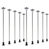 10pcs Model Railroad Train 1:100 Scale Lamp Posts Led Street Light Lamp Artificial Miniature Decoration Building Landscape 1