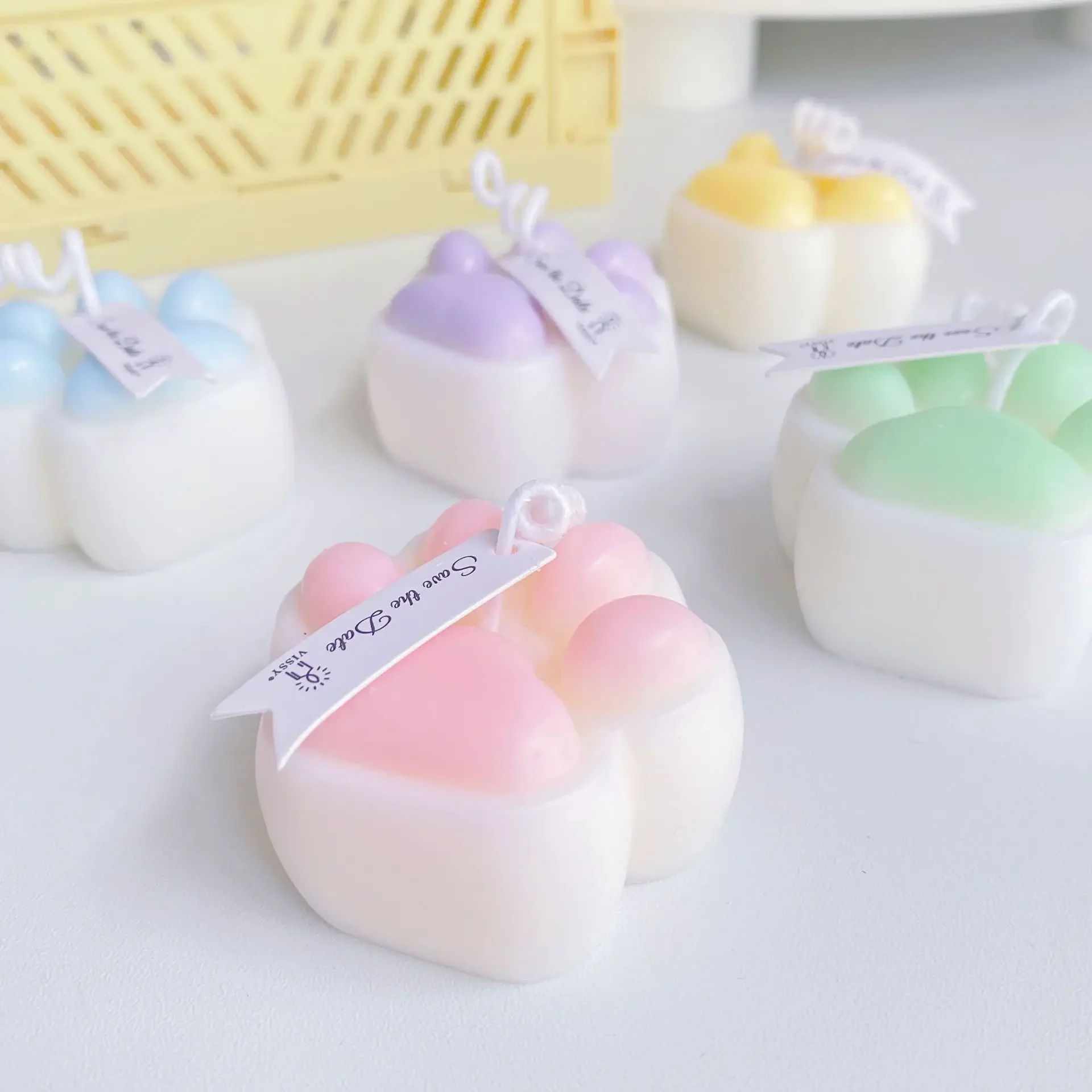Scented Candles Ins Kitten Paw Candle Creative Photo Diy Home Decoration Kitten Paw