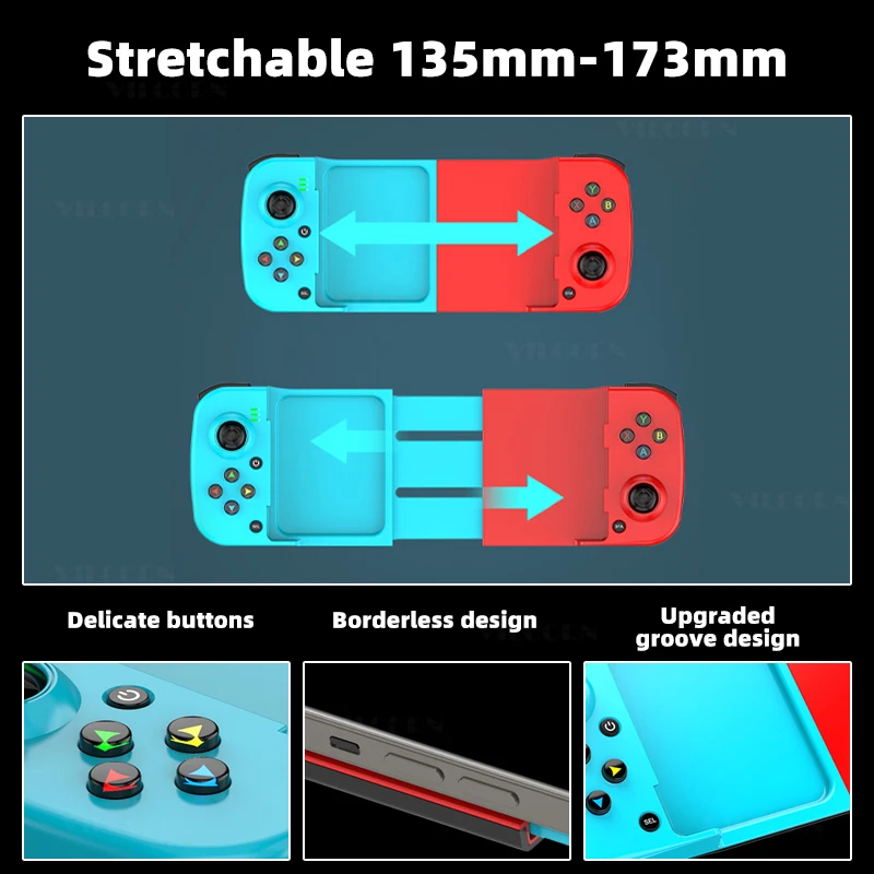 D3 Wireless Bluetooth-compatible Stretchable Gaming Controller 6