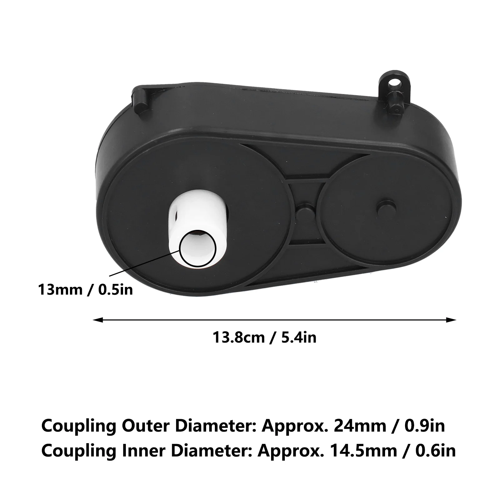 12V RS380 Steering Motor 12V RS380 Motor Electric Car Remote Control Steering Replacement 6600RPM brushed motor