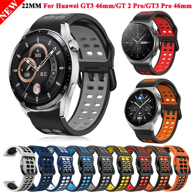 22mm Silicone Strap Band For Huawei GT4 Watch 4 Pro GT 2 3 GT2 GT3 Pro 46mm  SE