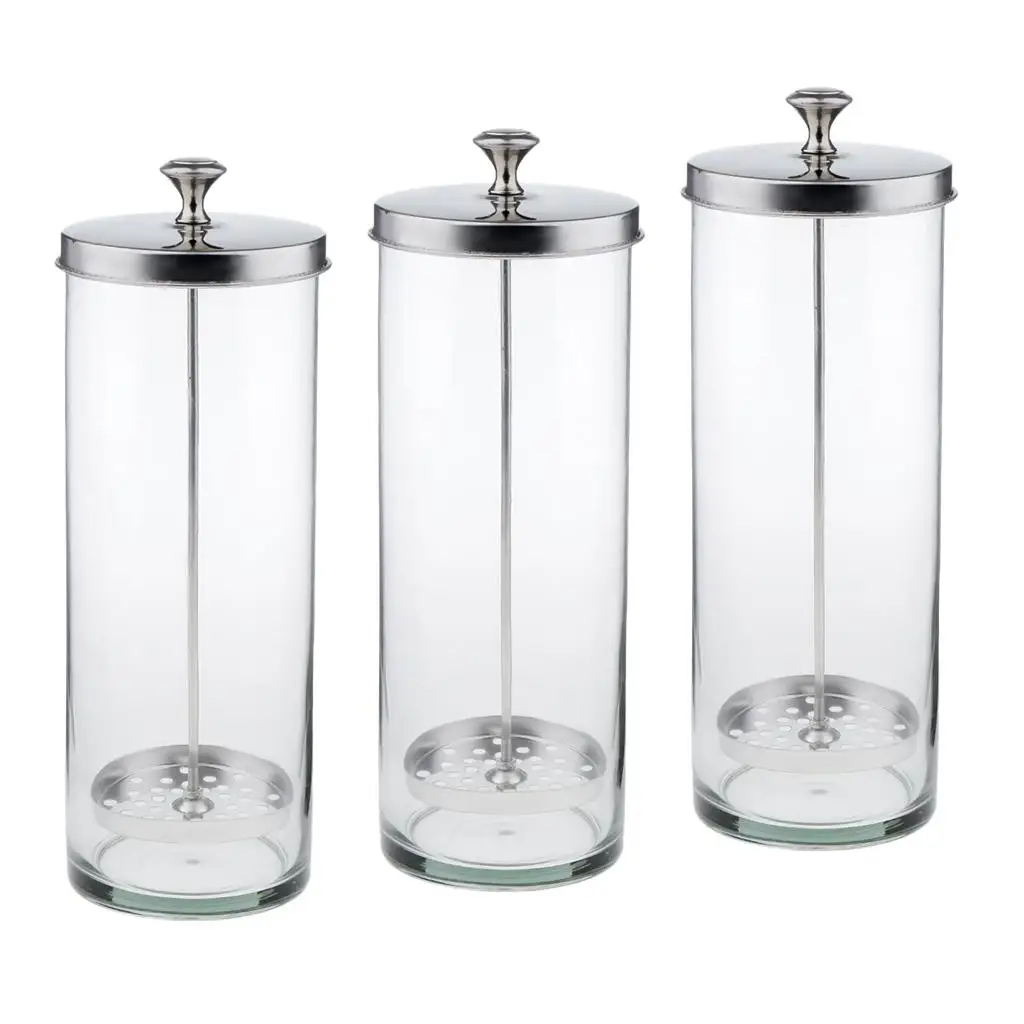 

3Pcs Sanitizing Jar for Styling Scissors Cutter Tools
