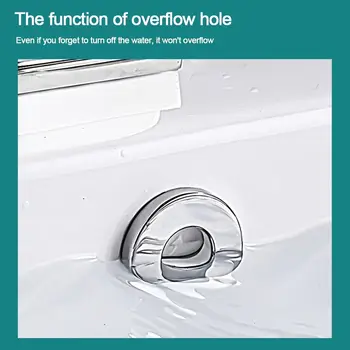 ฝาครอบท่อน้ำล้นอ่างล้างจานแบบพกพา ทำจากทองแดง รูปทรงกลม สำหรับเปลี่ยน ฝาปิดรูอ่างล้างจาน วงแหวนตกแต่ง ฝาครอบ อุปกรณ์ครัวและห้องน้ำ 1