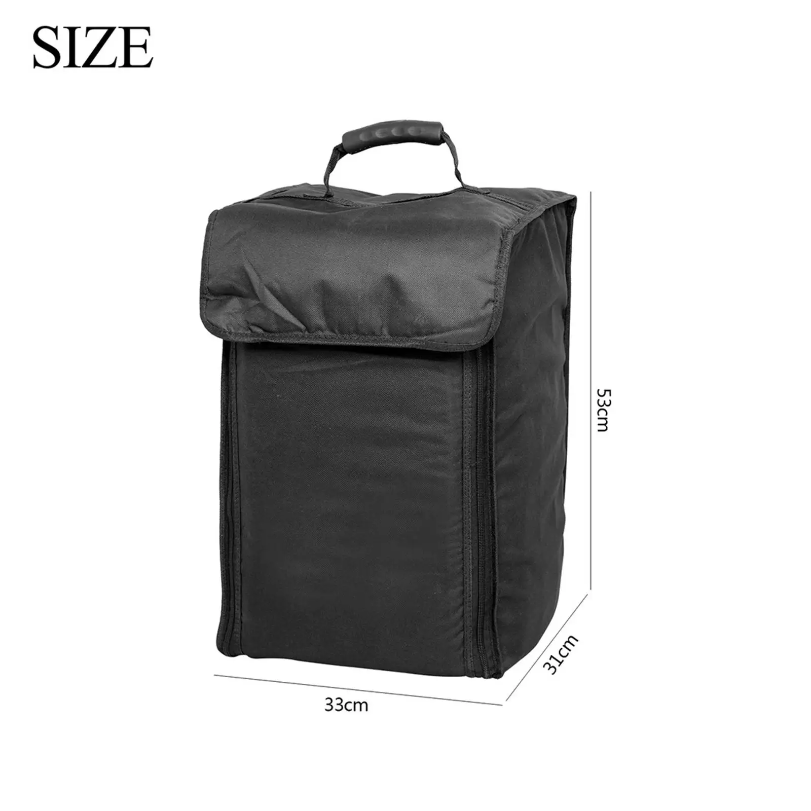 캐리 핸들 포함 옥스포드 천 Cajon 보관 가방, 콘서트 무대 공연 하이킹용 다용도 핸드 드럼 배낭