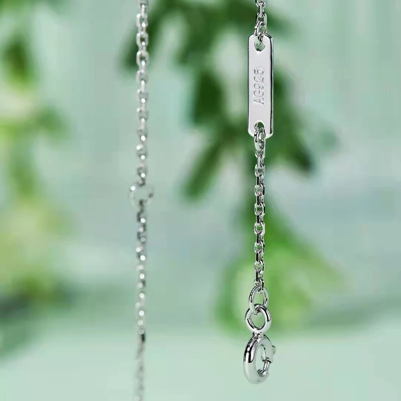 OEVAS 100% 925 Sterling Silver High Carbon Diamond Butterfly Pendant Necklace Earrings For Women Sparkling Fine Jewelry Set Gift