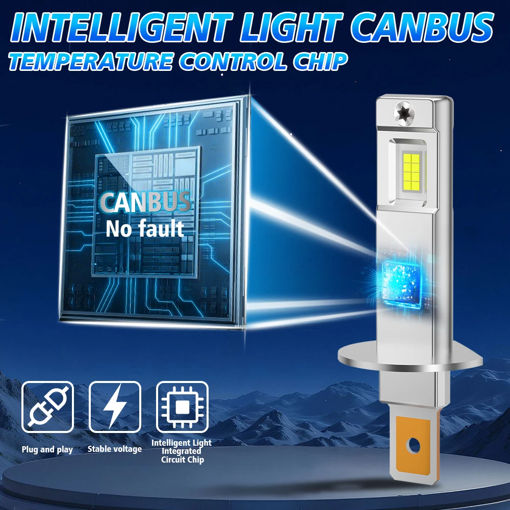 High-Performance LED Headlight Bulbs: Ultra-Bright Mini Auto Lights