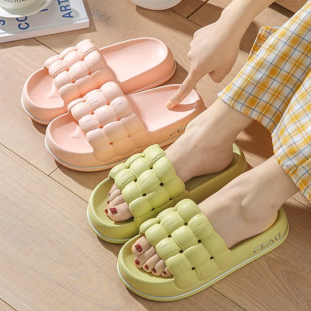 2022 Fashion Design Thick Platform Women Sandals Summer Slide Shoes EVA Outdoor Beach Ladies Sandal Soft Non-slip Woman Slippers 3