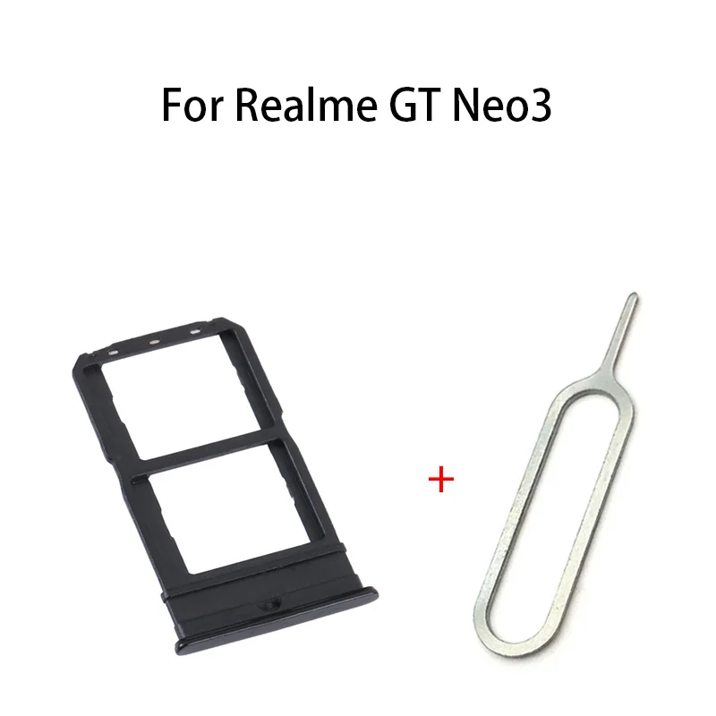 Realme GT Neo3용 Daul SIM 카드 트레이 소켓 리더 홀더 슬롯