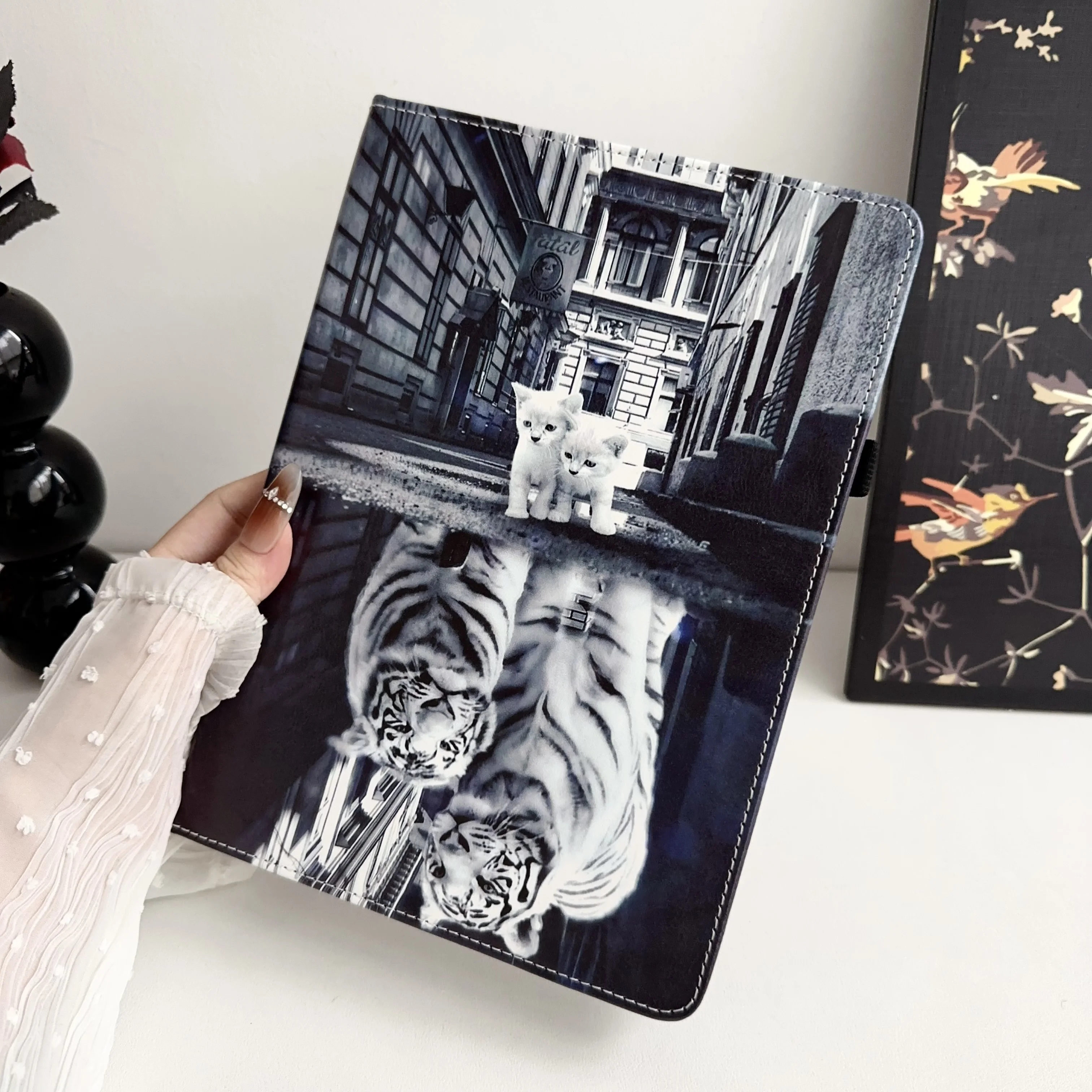 Premium PU Leather Tablet Case with Soft TPU Back and Stand Shell – Elegant Protection