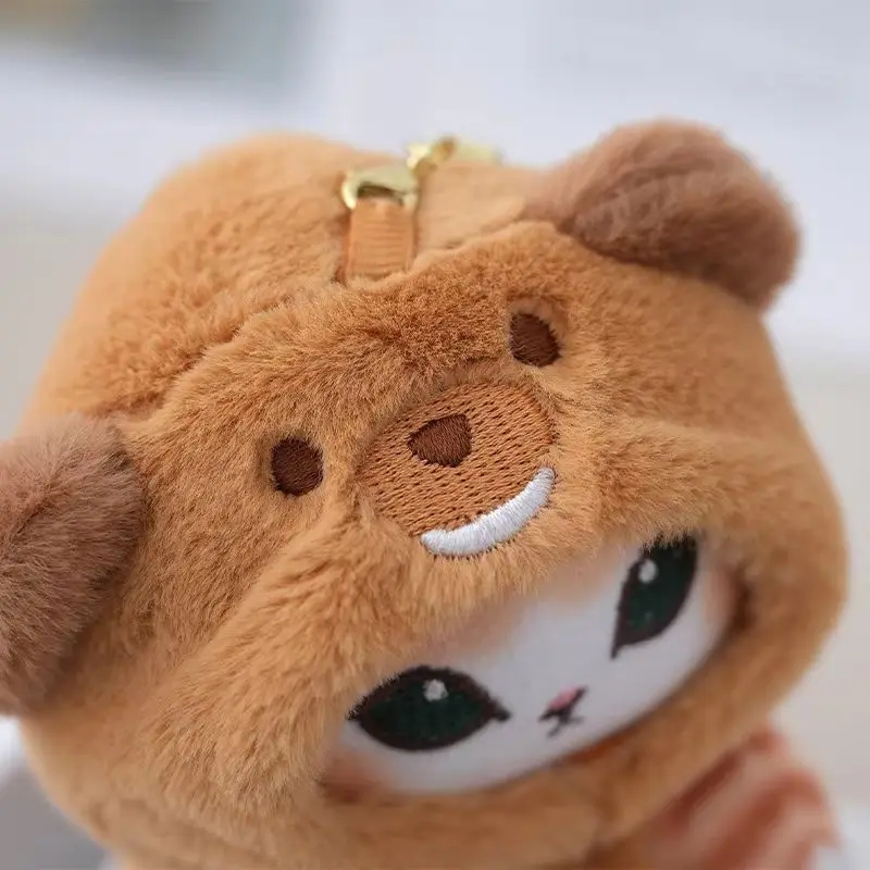 Anime Plush Keychain 12cm Mofusand Pendant Bag Cartoon Raccoon Squirrel Panda For Sofa Ornaments Gift