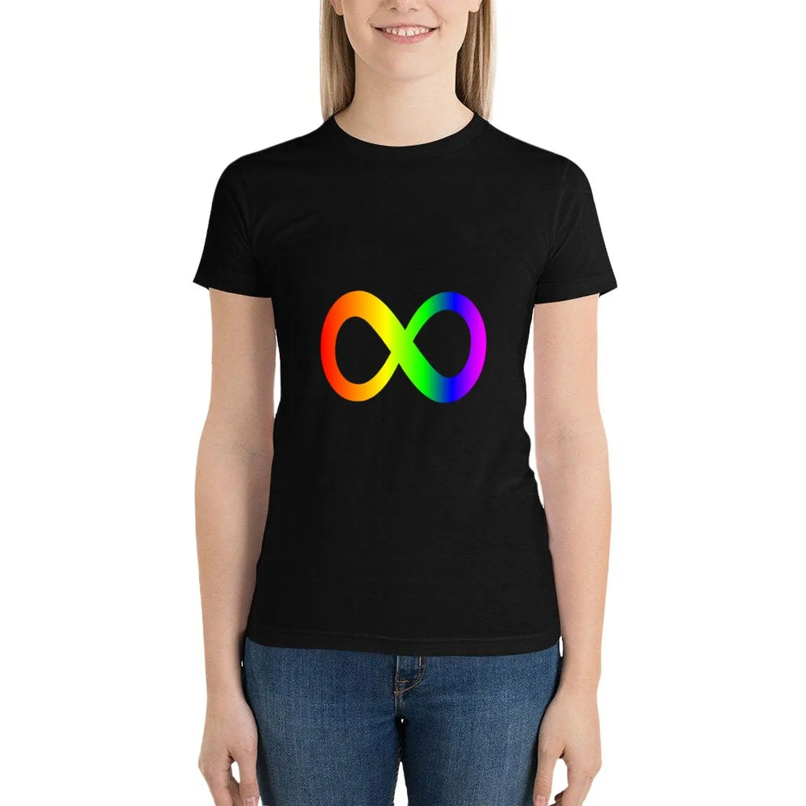 Modern Autism Pride Infinity Symbol T-Shirt tees female luxury designer clothing Women