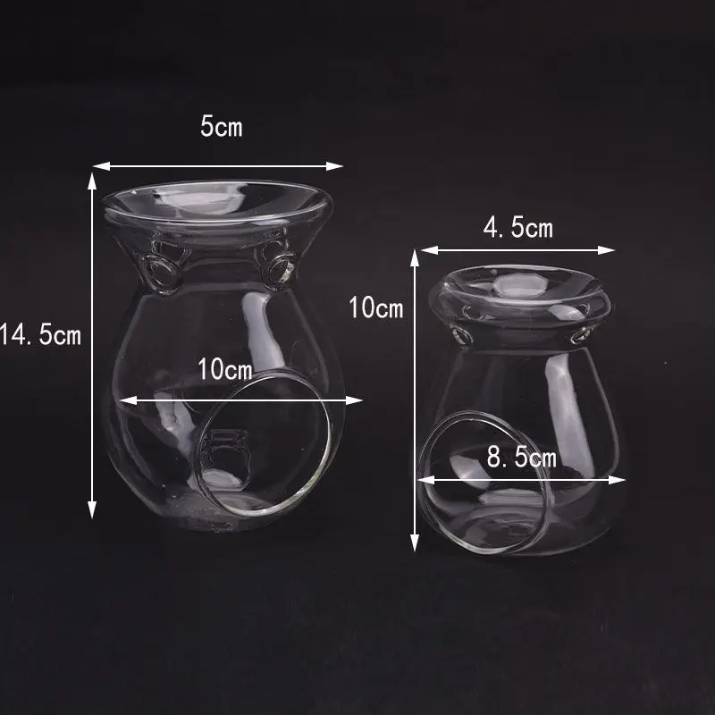 Candle Holders Glass Oil Lamp Nordic Glass Candle Heat Resistant Oil Furnace
