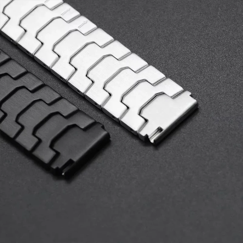 Luxury 22mm Stainless Steel Strap - Premium Metal Bracelet Watchband