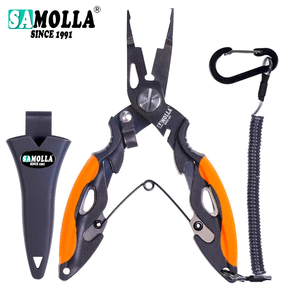 Tackler420 Stainless Steel Fishing Pliers - Hook Remover & Line Cutter