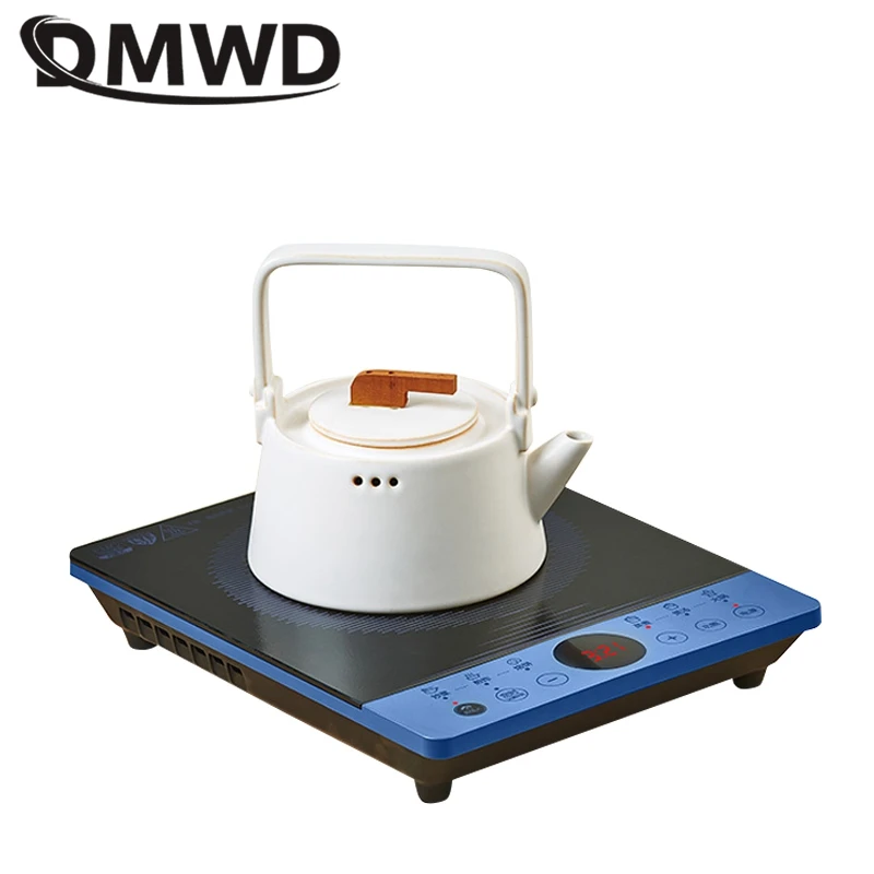 DMWD Household Concave Induction Cooker Electromagnetic Oven Intelligent Touch Control Stove Electric Hot Plate Waterproof 3000W