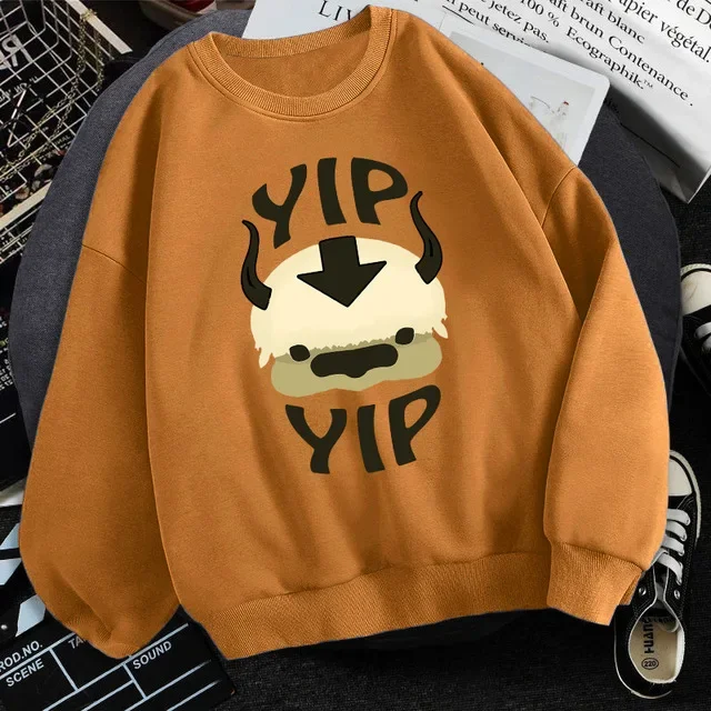Fashion Simple Animal Letter Printed Pullover Women O-Neck Casual Loose Sweatshirts Autumn Winter Warm Plush Tops Cotton Outwear