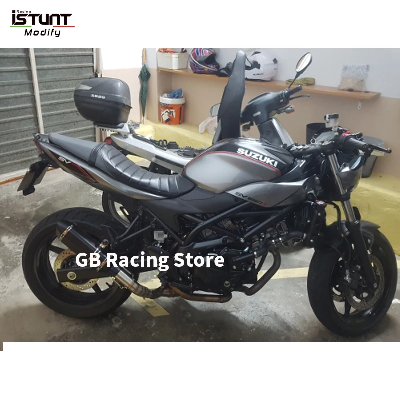 For SUZUKI SV650 SV650X SV650S SV 650 2016 - 2021 Motorcycle Exhaust Escape Moto Silencer System Link Pipe Muffler DB Killer - Image 2