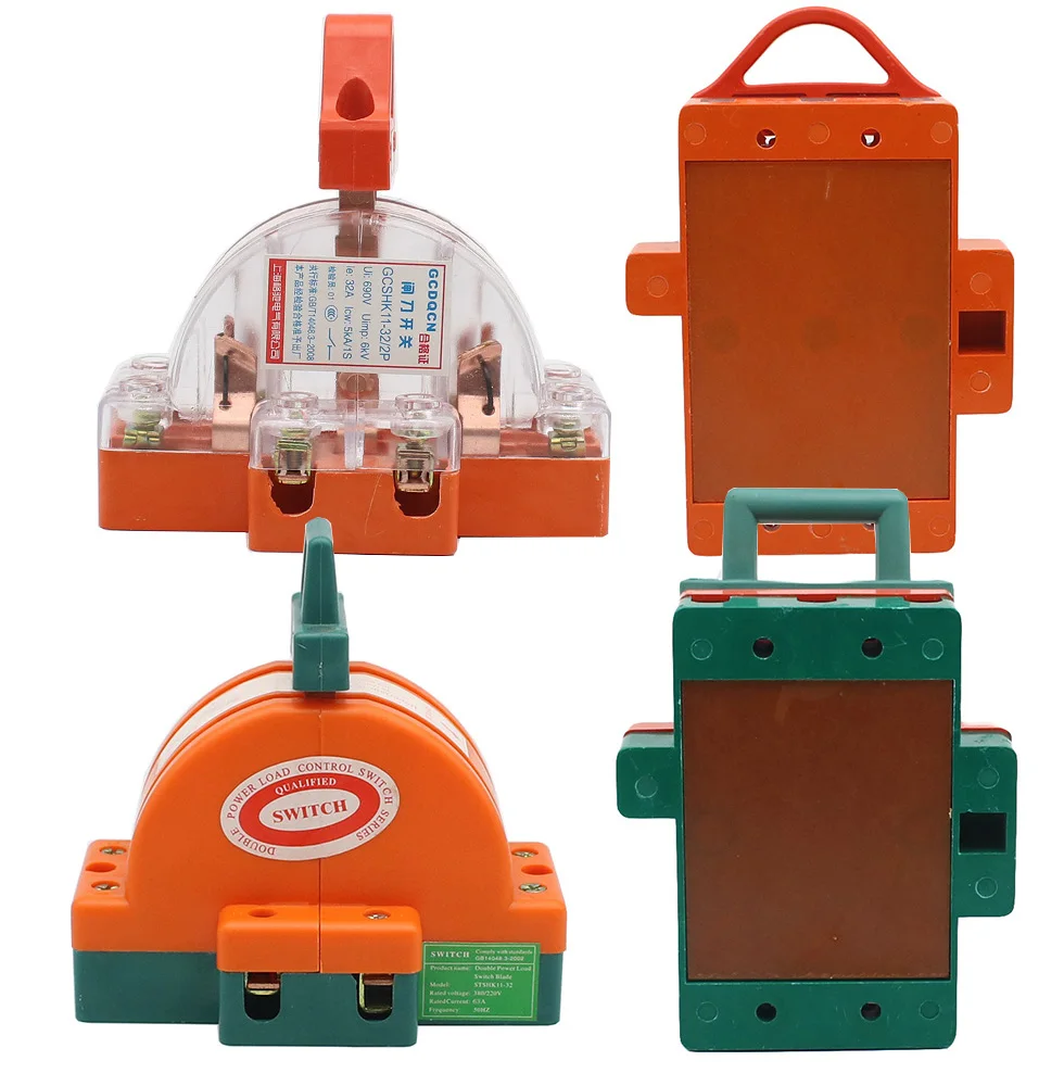 100a 160a 225a dois-fase faca interruptor de