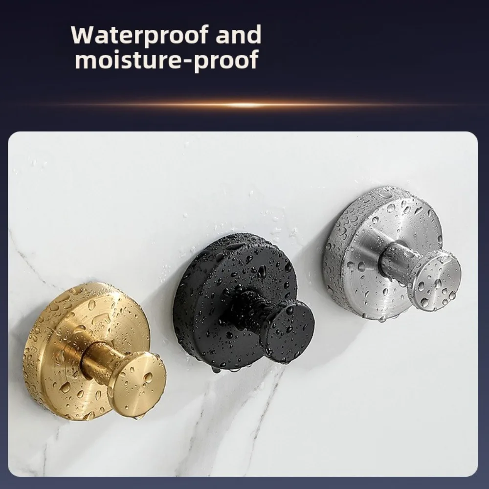 Stainless Suction Cup Hook Strong Vacuum Bathroom Suction Cup Hooks Waterproof Towel Holder Metal Reusable Wall Hanger 2