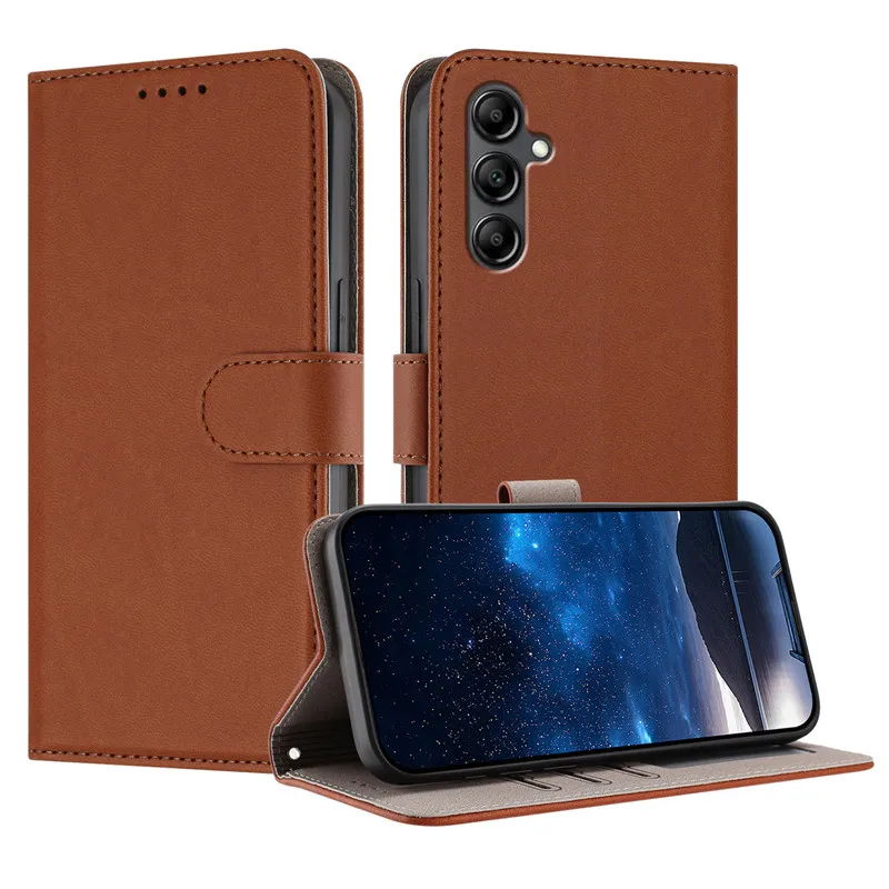 Stylish Wallet Flip Leather Phone Cover with Magnetic Closure and Card Slots - 2026 Edition