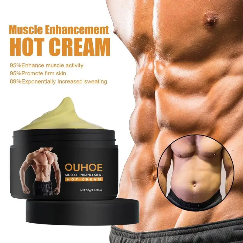 

Belly Chest Body Shaping Massage Slimming Cream for Women and Men Body Sculpting Cellulite Workout Cream Sweat Workout Enhancer