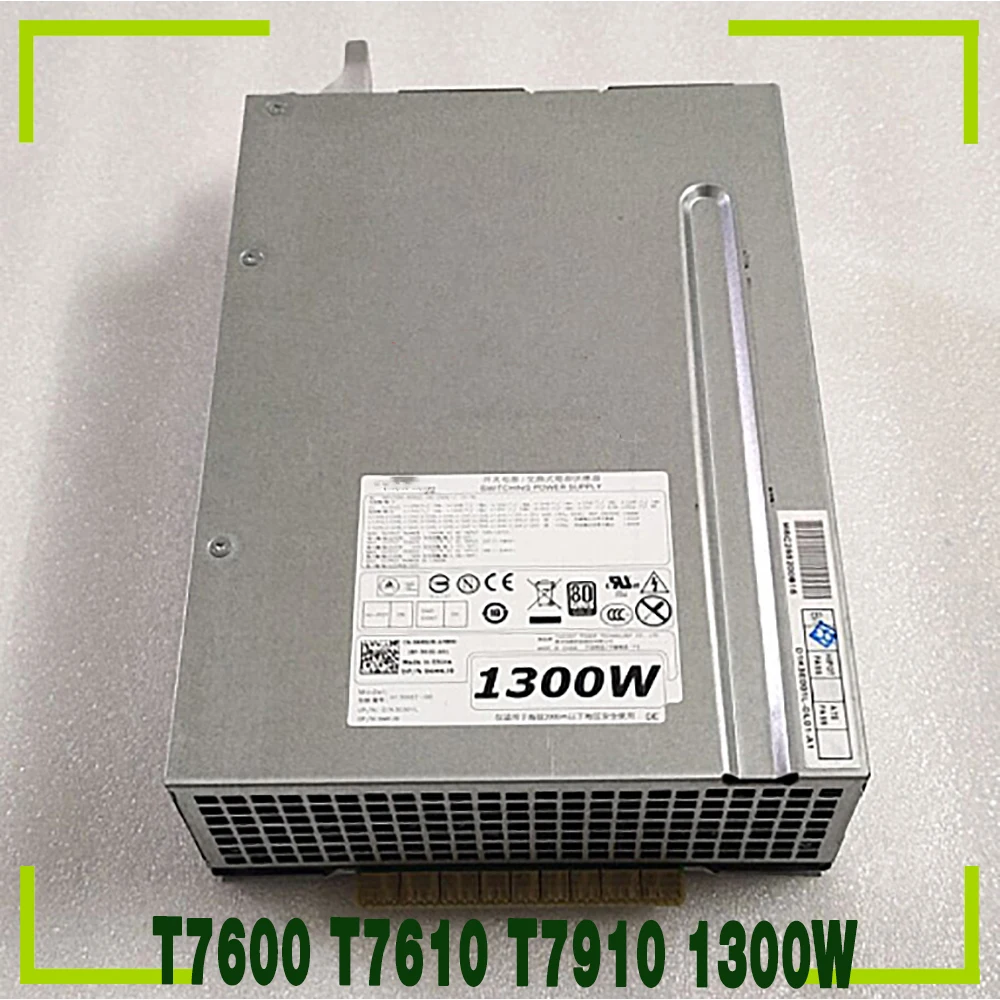 

For Dell T7600 T7610 T7910 1300W Server Power Supply H1300EF-00 6MKJ9 06MKJ9
