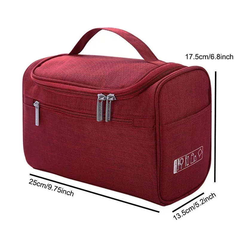 Waterproof Hook Up for Women Cosmetic Bag Travel Organizer Men Makeup Bag Make Up Case Bathroom Toiletry Pouch Wash Neceser 5