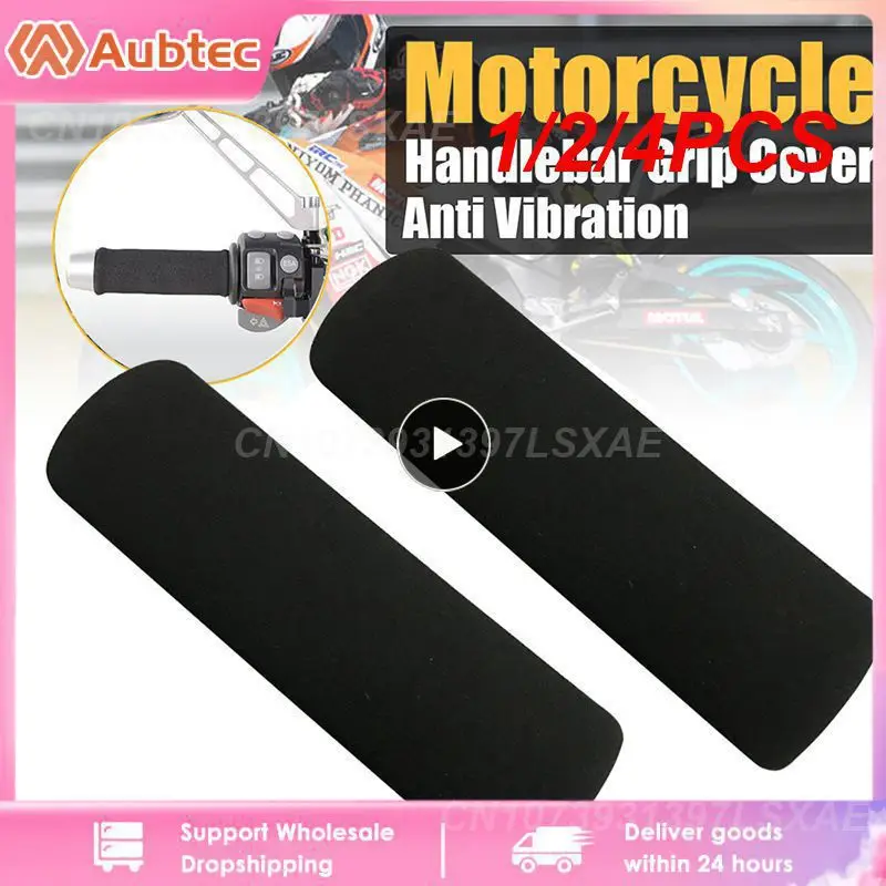 1/2/4 Pz Grip Cuccioli Moto Grip Covers Schiuma Comfort Manopole Manubrio Uk-Shipping Manubrio Cover